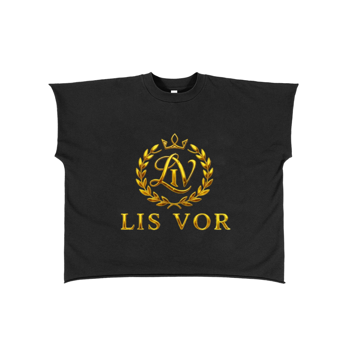 Raw Edge Boxy Non-Shrink T-Shirt